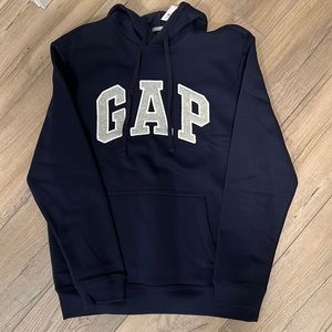 New with tags, navy blue hooded sweatshirt